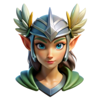 elegant dynamic coastal Hyper-specific, concept art style, professional render of an isolated cutout, female elf warrior's helmet with feathered plumes with Transparent Background expertly shot png