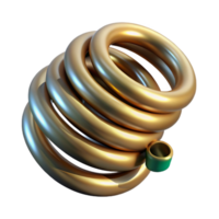 rêveur magnifique steampunk printemps isolé, grand et enroulé avec transparent Contexte haute résolution png