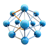 elegant vintage A Network of Interconnected Nodes genuine png