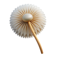 bold enchanting Single dandelion seed head with Transparent Background flawless png
