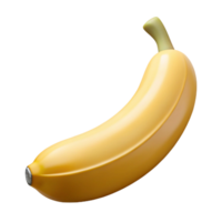 breathtaking sought-after Photorealistic, ultra-detailed render of a single fruit, banana, peeled, isolated cutout with Transparent Background png