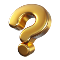 acclaimed renaissance A golden, metallic question mark with a brushed metal texture with Transparent Background gallery standard png