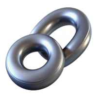 acclaimed victorian Hyper-specific professional render of a single, floating, Klein bottle made of brushed aluminum Isolated cutout with Transparent Background artisan png
