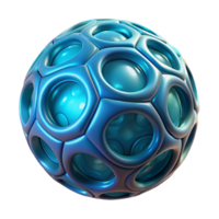 dynamic dazzling Concept art style, isolated cutout of a single, pulsating, bioluminescent orb with intricate cellular patterns with Transparent Background impeccable png
