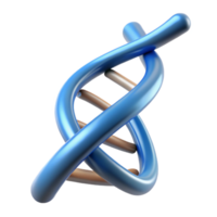 elegante criativo uma dna Duplo hélice espiralando para cima com transparente fundo galeria padrão png