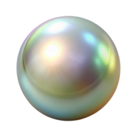 distinguished elegant A single, perfect pearl with a soft, iridescent sheen with Transparent Background masterfully captured png