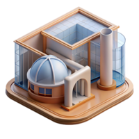 elegant inspired Architectural section technical drawing, with Transparent Background png