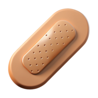 ethereal sumptuous Professional render, isolated cutout, hyper-specific, single bandaid, beige with Transparent Background 8K png