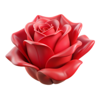 energetic gorgeous Concept art style, ultra-detailed, isolated cutout, professional render of a single, wilting rose petal, red with Transparent Background sharp png