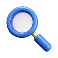 wonderful organic Pictogram of a magnifying glass. Clean lines, minimal design, scalable Design. ultra HD png