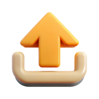 stunning distinctive Pictogram of an upload arrow. Minimal, crisp edges, single-weight stroke Scalable Design. png
