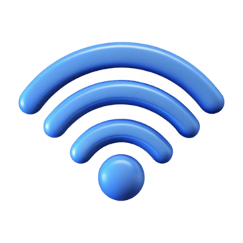 magnífico inspirado pictograma do uma Wi-fi sinal. mínimo, fresco arestas, plano cor escalável Projeto. png