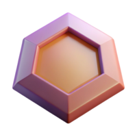 unparalleled baroque Geometric hexagon shape with a single-weight stroke. Flat color, scalable Design. gallery standard png