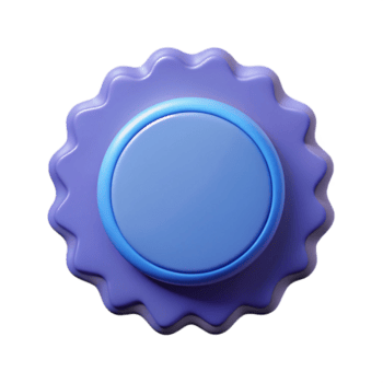 negrito magnífico circular distintivo, limpar \ limpo linhas, mínimo projeto, plano cor, fresco arestas escalável Projeto. exclusivo png