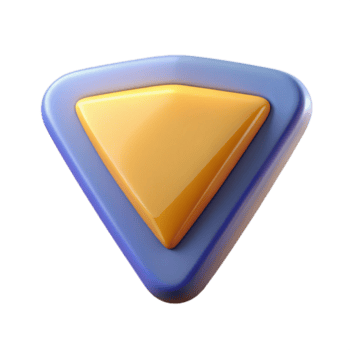 vibrante futurista triangular insignia, escalable, mínimo, plano color escalable diseño. agudo png