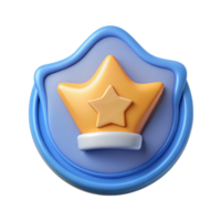 vibrant dynamic avant-garde Crown badge, clean lines, minimal, flat color Scalable Design. detailed png