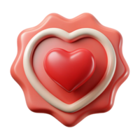 elegant passionate geometric Heart badge, scalable, crisp edges, single-weight stroke Scalable Design. sharp png