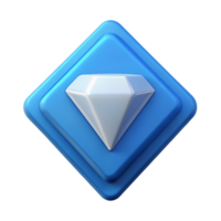 elegant intense surreal Diamond badge with a triangle, minimal, clean lines, crisp edges Scalable Design. exclusive png