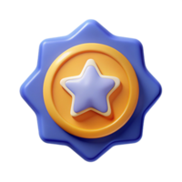 hipnótico extraordinário Estrela crachá com uma círculo, fresco arestas, limpar \ limpo linhas, mínimo escalável Projeto. png