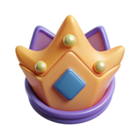 sought-after abstract Crown badge with jewels, clean lines, minimal, flat color Scalable Design. luxury png