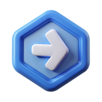 calm picturesque Arrow badge pointing right, symmetrical, clean lines, minimal Scalable Design. masterfully captured png