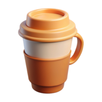 alluring modern Clean lines outline of a coffee cup. Minimal, flat color Scalable Design. flawless png