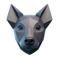 serene joyful classic Minimal geometric dog head. Clean lines, flat color Scalable Design. authentic png