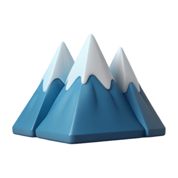 immaculate calm victorian Flat color, clean lines outline of a mountain range. Scalable design Scalable Design. authentic png