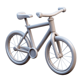 radiante reflexivo clássico mínimo esboço do uma bicicleta. peso único AVC, fresco arestas escalável Projeto. 8k png