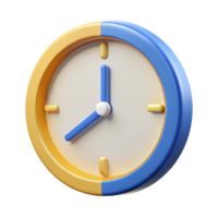 beautiful memorable Crisp edges outline of a clock. Flat color, minimal design Scalable Design. png