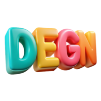 gorgeous baroque Clean lines forming the word DESIGN. Scalable, flat color design Scalable Design. expertly shot png