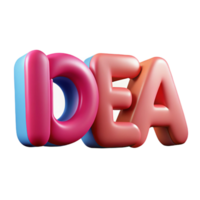 splendid futuristic Minimal IDEA in a condensed font. Clean lines, scalable Design. exclusive png