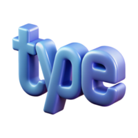 majestic reflective organic Clean lines outlining the word TYPE. Scalable, minimal design Scalable Design. precision png