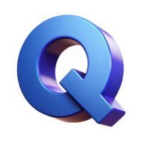 dramatic victorian Geometric Q with a circular cutout. Sharp edges, flat color Scalable Design. crisp png