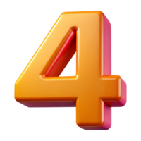 intense stunning Bold, flat color number . Clean lines, scalable design Scalable Design. gallery standard png