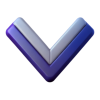 enchanting calm gothic Symmetrical V formed by two lines. Flat color, crisp edges Scalable Design. crisp png