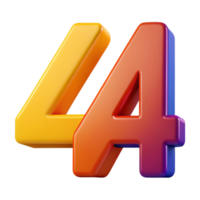 playful gorgeous Bold, flat color number . Clean lines, scalable design Scalable Design. genuine png