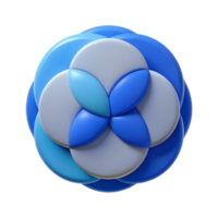 exemplary renaissance Clean lines, overlapping circles, flat color, scalable design Scalable Design. precision png