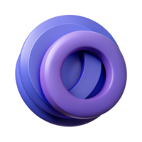 glorious artistic Clean lines, overlapping circles, flat color, scalable design Scalable Design. expertly shot png