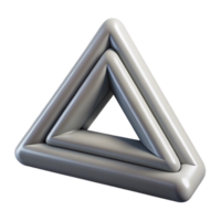 dramatic striking Minimal, interlocking triangle pattern, single-weight stroke, scalable Design. professional png