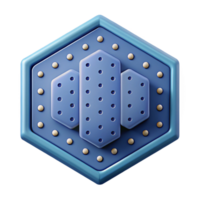 pristine dramatic retro Minimal, overlapping hexagon pattern with dots, scalable design Scalable Design. flawless png