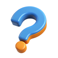 magnificent dramatic artistic Flat color, scalable question mark with clean lines. Sharp edges Scalable Design. crisp png