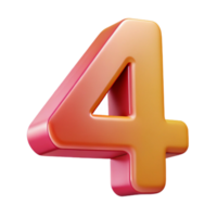 sumptuous reflective modern Minimal, scalable number with crisp edges and a single-weight stroke. Flat color Scalable Design. premium png