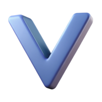 signature creative Crisp, geometric V with a single-weight stroke and flat color. Minimal design Scalable Design. impeccable png