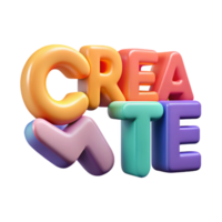 stunning inspired Minimal, scalable CREATE in sans-serif with clean lines. Flat color Scalable Design. png