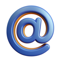 beautiful ethereal futuristic Symmetrical at-symbol with crisp edges and a single-weight stroke. Minimal design Scalable Design. refined png