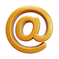 enchanting rustic Symmetrical at-symbol with crisp edges and a single-weight stroke. Minimal design Scalable Design. genuine png