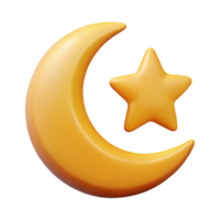 mysterious stunning Crescent moon shape with a single star. Crisp edges, flat color, scalable Design. high resolution png