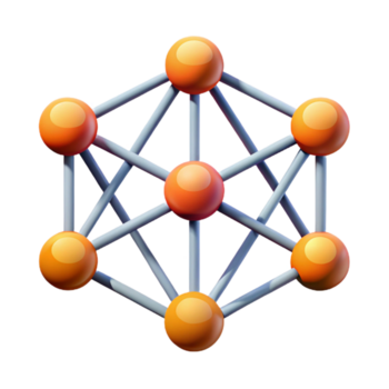 Eterno futurista abstrato rede ícone com conectando linhas. peso único AVC, escalável Projeto. Prêmio png