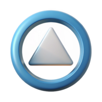acclaimed urban Triangle inside a circle. Single-weight stroke, flat color, scalable Design. artisan png
